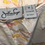 Jonathan Logan High Waist Floral Pleated Pants Size 12 Photo 2