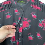 Sam Edelman  Floral Long Sleeve Blouse Small Photo 3