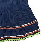 Entro Baby Doll Top Festival Fairy Y2K Retro Style Medium Navy Blue Photo 1