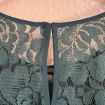 Fossil  Teal Lace Midi Dress Photo 3