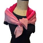 Elaine Gold Pink Square Scarf bold geometric pattern nested squares 80 cm Photo 1