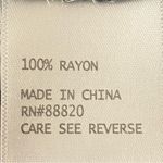 Haute Hippie shades of blue and white abstract Boho button down blouse Medium Photo 8