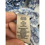 Soft Surroundings  Womens Blue Paisley Button Peasant Dress Size S Boho Coastal Photo 8