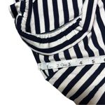 Crown & Ivy Navy Blue White Ruffle Neck Cotton Long Sleeve XL Photo 6