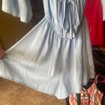 Forever 21 Light Blue Off The Shoulder Romper Photo 3