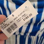 Velvet Tees Maxi Strapless Blue/Cream Boho Dress Size 6 Photo 2