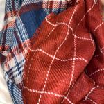 Mossimo Supply Co Reversible Red Plaid Scarf Photo 0