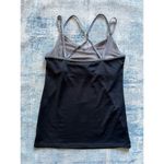 Champion Black Heathered Gray Slate Blue Fitted Athletic Tank Medium Photo 5