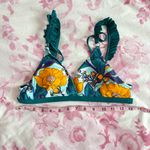 Cupshe tropical floral ruffle bikini Photo 7