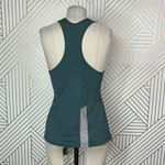 Splits59  Dark Green Racerback Mesh Stripe Tank Top‎ Size Medium Photo 7