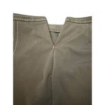 EXPRESS  Chocolate Brown Pencil Skirt (Size 1/2); Contrast Stitching, Front Slit Photo 2