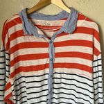 We The Free  school house stripe oversized top Photo 4