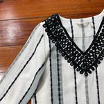 Soft Surroundings Coco De Mer Embroidered Tunic Shift Dress - Size Medium Photo 9