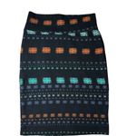 LuLaRoe  Black Skirt with Colorful Patterns Photo 1