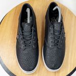 Vans Atwood Perforated Leather Low Top Lace Up Sneakers Black Womens 10 Photo 3