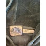 Juicy Couture Terry Cloth Tracksuit Jacket Women M Top Gray Y2K Grunge Hooded Photo 1