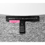 White House | Black Market WHBM Cozy Knit Tank Heathered Grey Marled Knitted Long Sleeveless Sweater Tunic Photo 4