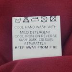 Tobi Oxblood Long Sleeve Short Romper with Deep V-Neck Size Small Photo 7