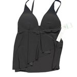 Beyond‎ Control Womens Two Piece Swimsuit Tankini Bikini Bottom Black Size 8 Photo 2