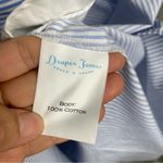 Draper James  cold shoulder blue striped midi shirt dress size‎ 10 Photo 6