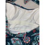 Eomenie Tankini Swimsuit Women's Small/medium Halter Ruched Tummy Control Floral Photo 5