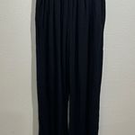 Bobeau Bebop Medium Black Wide Leg Flowy gauze Pants Photo 0