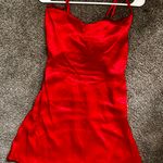 Wild Fable Red Satin Dress Photo 0