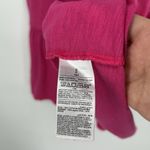 Old Navy Solid Hot Pink Tiered Shirt Dress Short Sleeve Pockets Casual Size S Photo 9