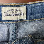 Aeropostale  Distressed Blue Jean Shorts are a size 1/2. Photo 8
