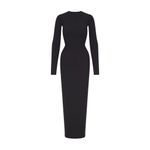 SKIMS  Fits Everybody crew Neck long sleeve Dress, BLACK, Size 2X, $88 Photo 3