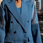 The Drop Women's Blue Sapphire Double Breasted Blazer by @signedblake Photo 6