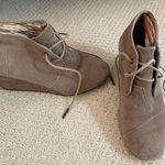 Toms Tom’s Suede Wedge Booties Photo 0