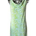 Title Nine  Breeze Dress Cowl Neck Womens Lightweight Green Medium Photo 0