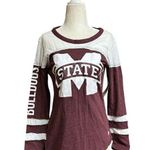 Russell Athletic Mississippi State Raglan T Shirt Long Sleeve Women’s Size Small NWT Photo 0