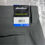 Eddie Bauer NWT women’s Gray size 10 convertible Pants outdoor hiking camping Photo 1