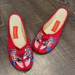 CINAK CHINESE STYLE SLIPPERS Red Size 8.5 Photo 0