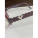 Valentino Garavani VALENTINO Women's Glasses w Cutout V Frames Only Eyeglasses Burgundy 5125 ITALY Photo 2