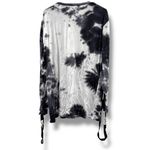 Dolls Kill NWT DC Harley Quinn Long Sleeve Top Women’s Size XL Tie Dye Graphic Photo 2