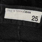Rag and Bone  Jean Womens Black Stretch‎ Jeans 25 Photo 4