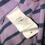 LuLaRoe Dress Striped Julia Lavender with Slate Blue Stripes M BNWT Scoop Neck Photo 4