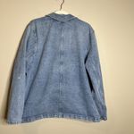 a.n.a  2X Denim Jacket Chore Coat Utility Denim Boho Preppy Plus Minimalist Capsule Photo 5