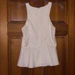EXPRESS Cream Peplum Tank Blouse Photo 1