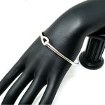 Sterling silver cuff with knot embellishment, 13.5g Photo 2