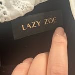 & Other Stories Elegant Black Classic Silky Velvet Dress with a Removable Lace Collar Photo 11