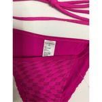 Good American New.  pink embossed bikini. Small. Photo 11