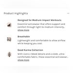 Free People Movement NWOT  Good Karma Square-Neck Bra In Washed Black Photo 5