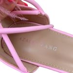 AZALEA WANG Cleasby Ostrich Feather Pointed Toe Sandal in Pink Size 8.5 Photo 3