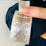 Tibi  Navy Chalky Drape Wrap Top - 00 - NWT Photo 8