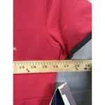 Reebok Shirt Womens Medium Rose Red Slim Fit V Neck Short Sleeve Athletic Tee Photo 5
