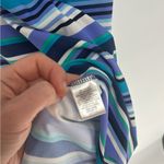Jude Connally Nylon Striped Stretch Dress Blue Size M Photo 2